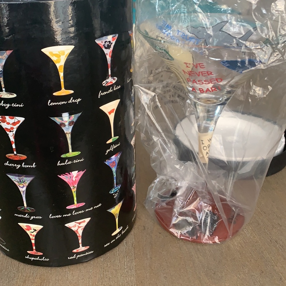 Lolita “Lawyer-Tini” Martinj glass. Never used!